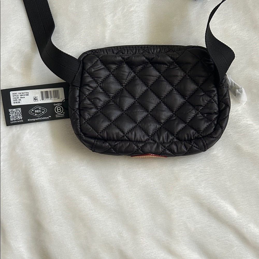 MZ Wallace Limited Edition Quilted Black Waist Bag, NWT - Picture 7 of 9